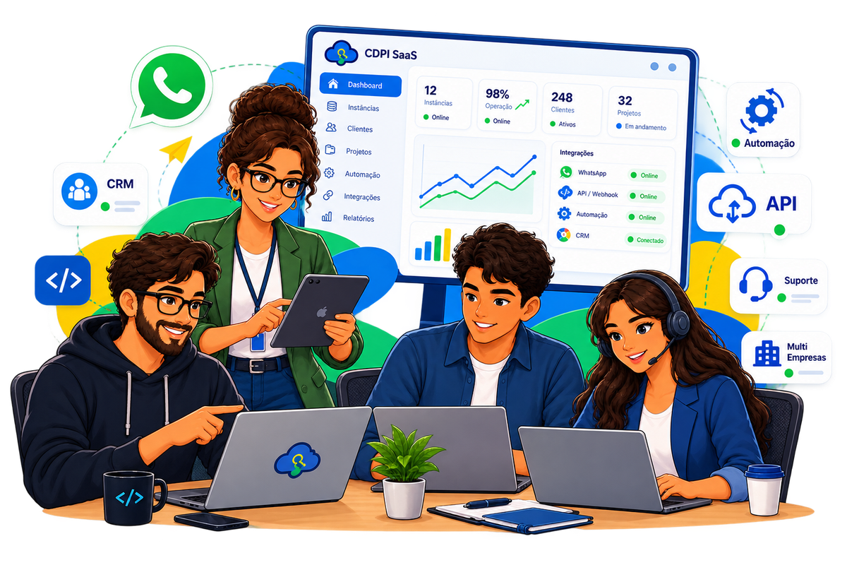 Profissionais de tecnologia e operações digitais